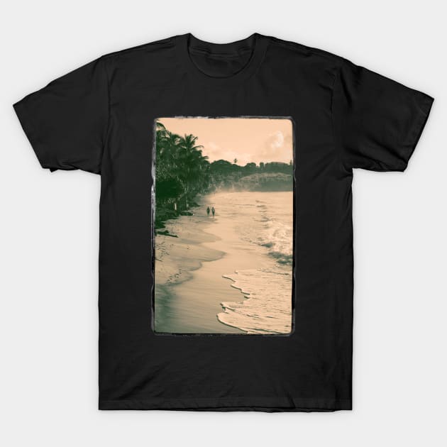 Tropical Beach T-Shirt by cinema4design